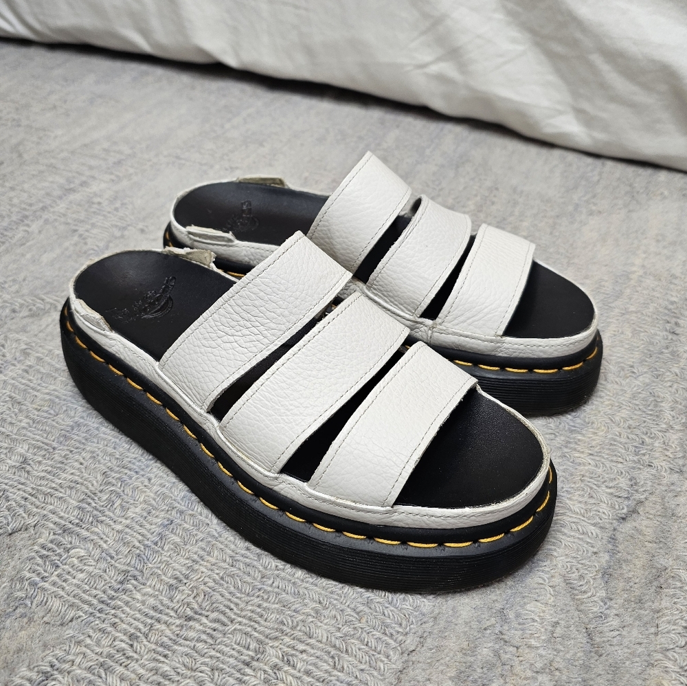 Dr. Martens Clarissa II Women's Leather Platform Sandals *READ* - Picture 2 of 14